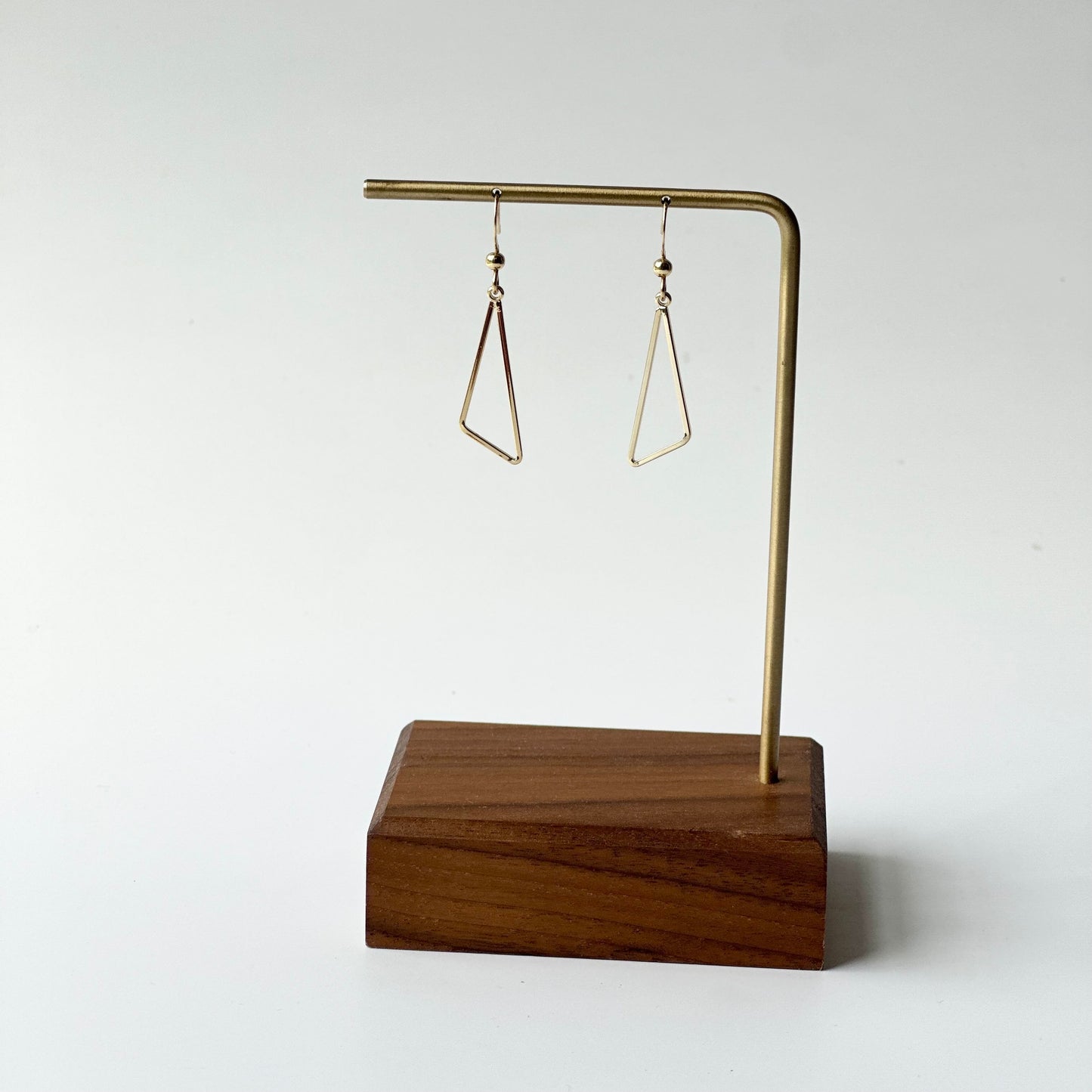 Open Triangle Earrings