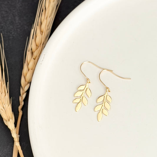 Vine Earrings | Gold