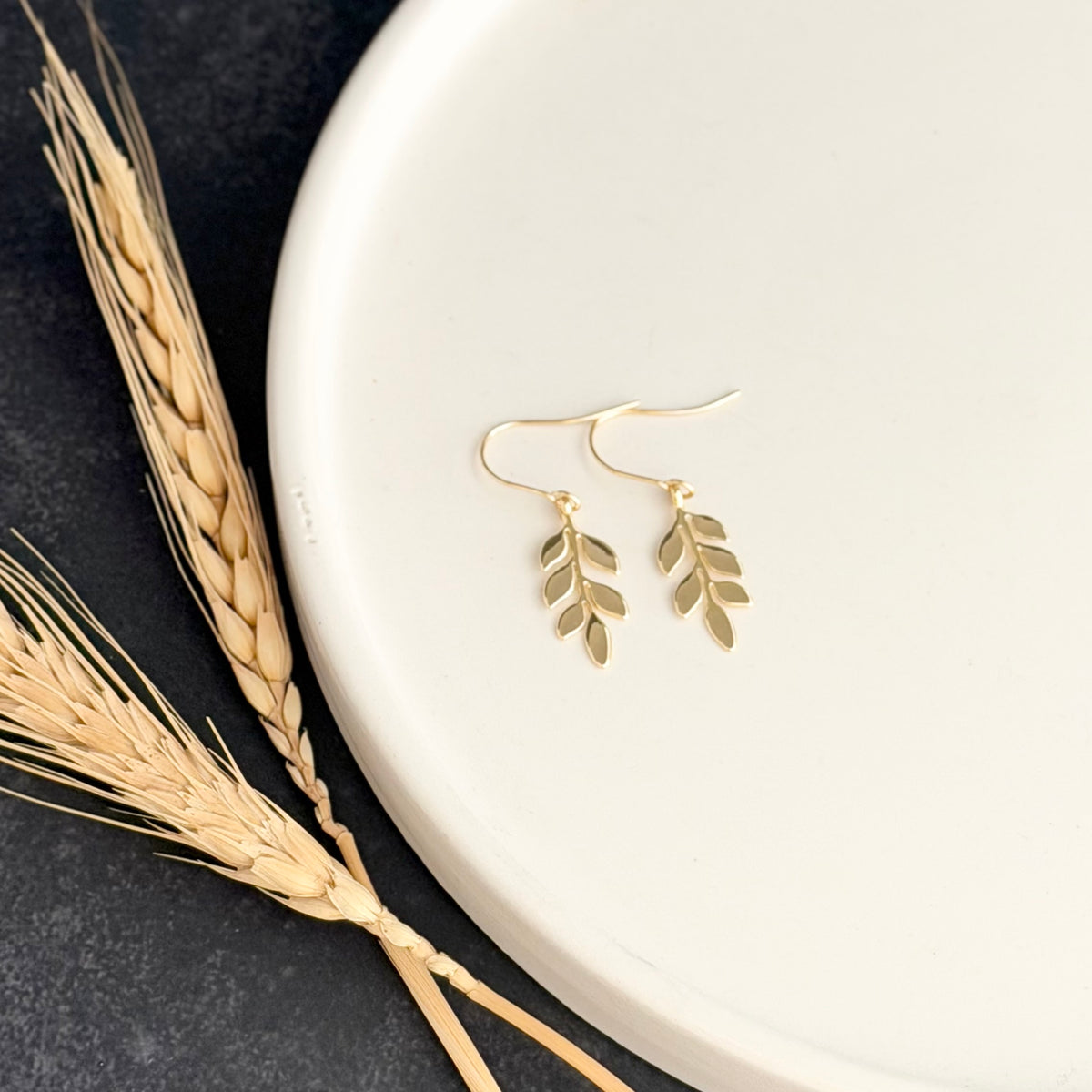 Vine Earrings | Gold