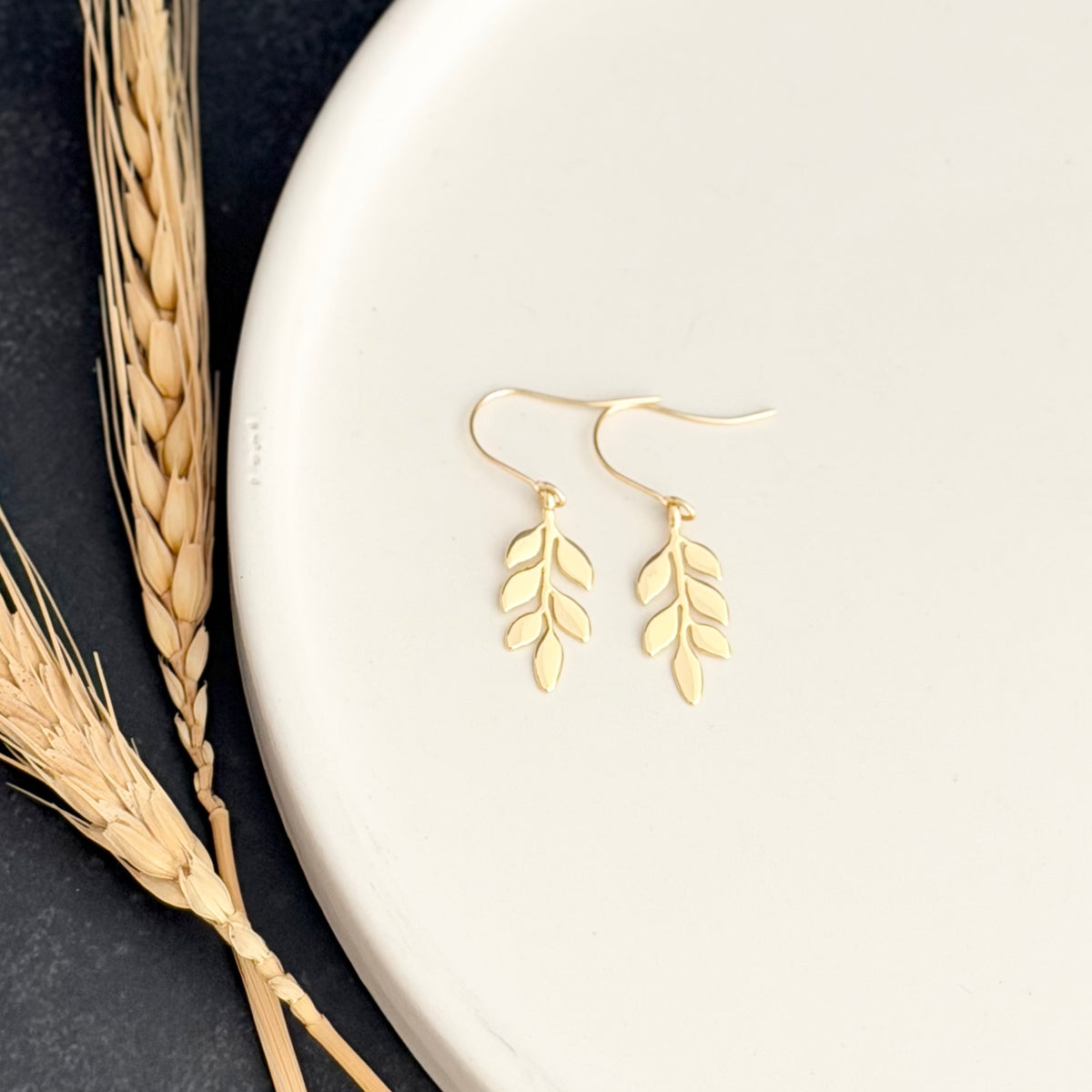 Vine Earrings | Gold