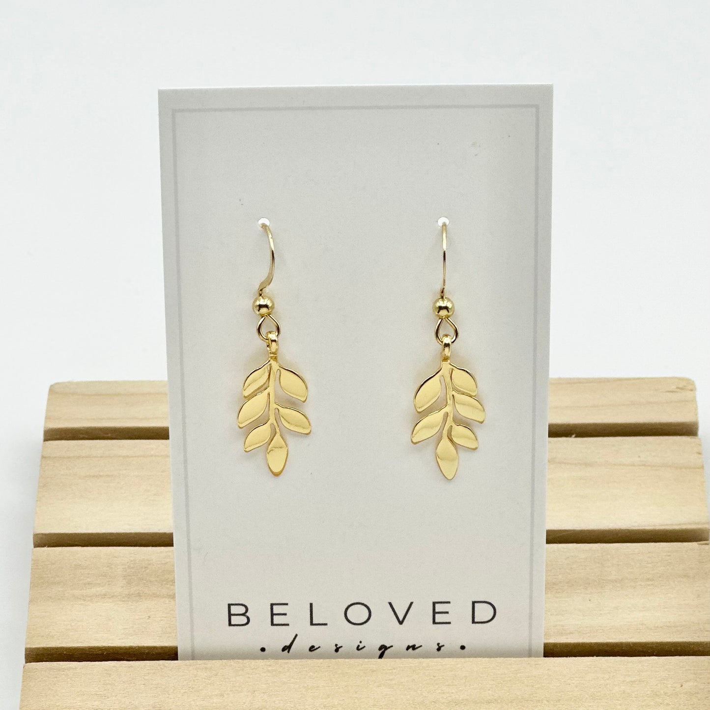 Vine Earrings | Gold