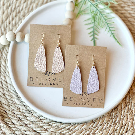 Pastel Drop Leaf Earrings