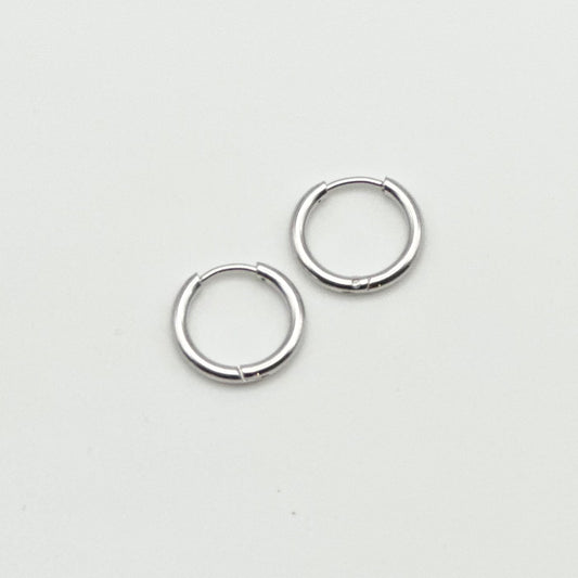 Classic Huggies | Rhodium