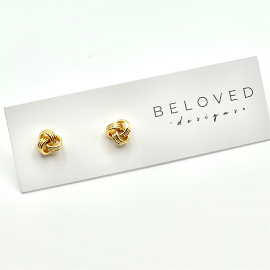 Love Knot Stud Earrings