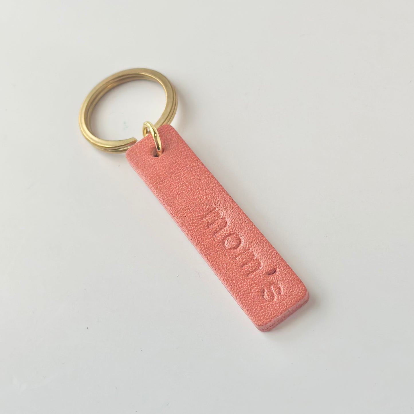 Leather Tab Keychain