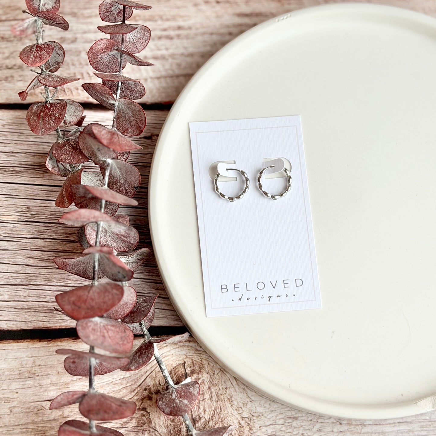 Bubble Huggies | Rhodium