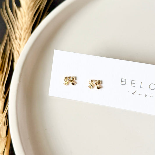 Bow Stud Earrings | Small
