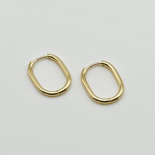 Oval Huggies | Gold