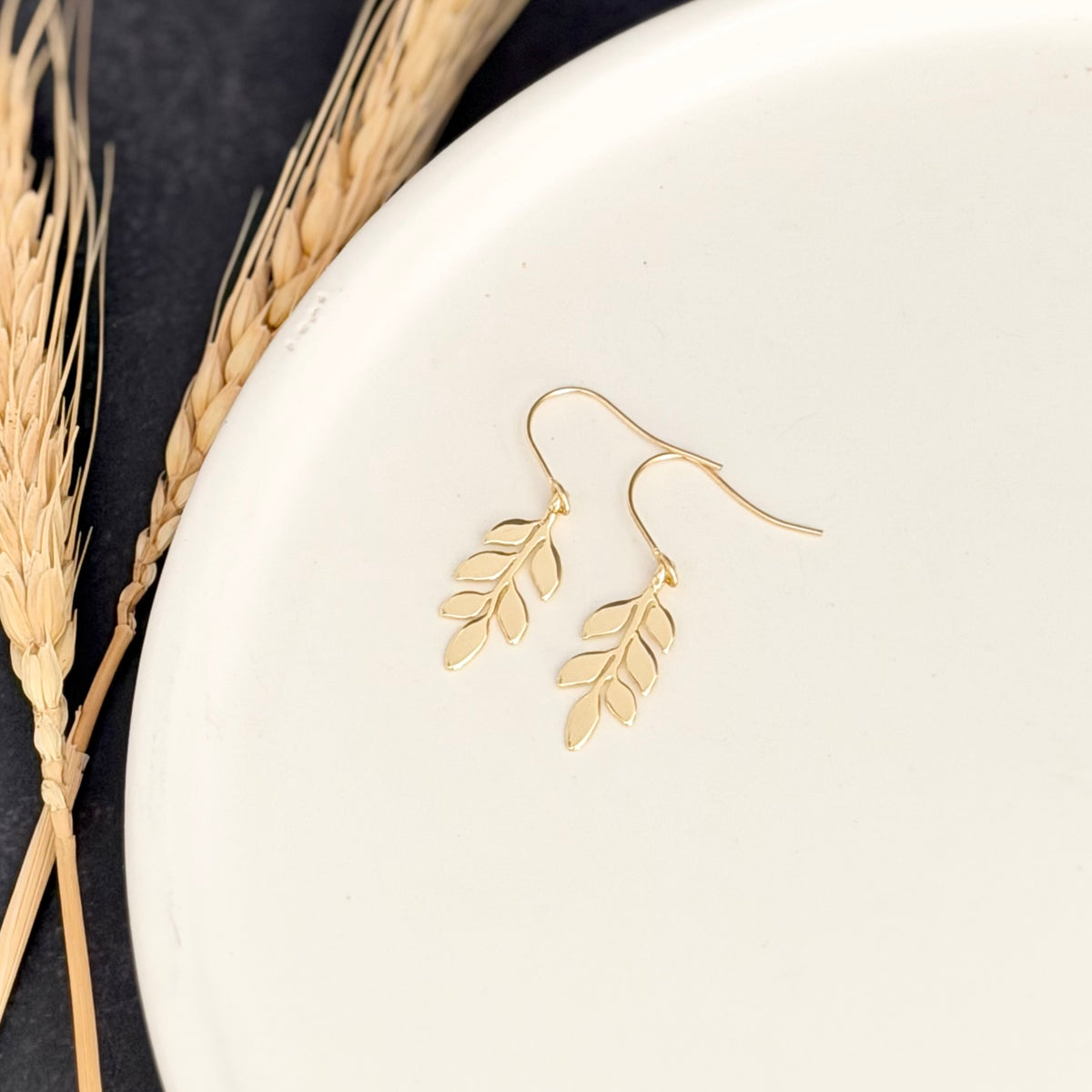 Vine Earrings | Gold
