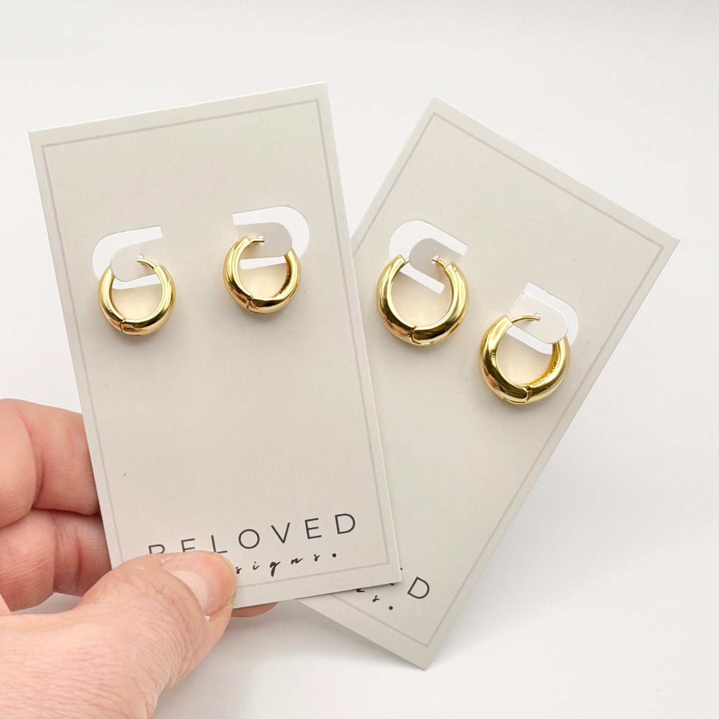 Chunky Huggies | Gold