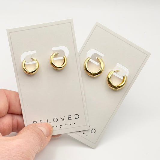 Chunky Huggies | Gold