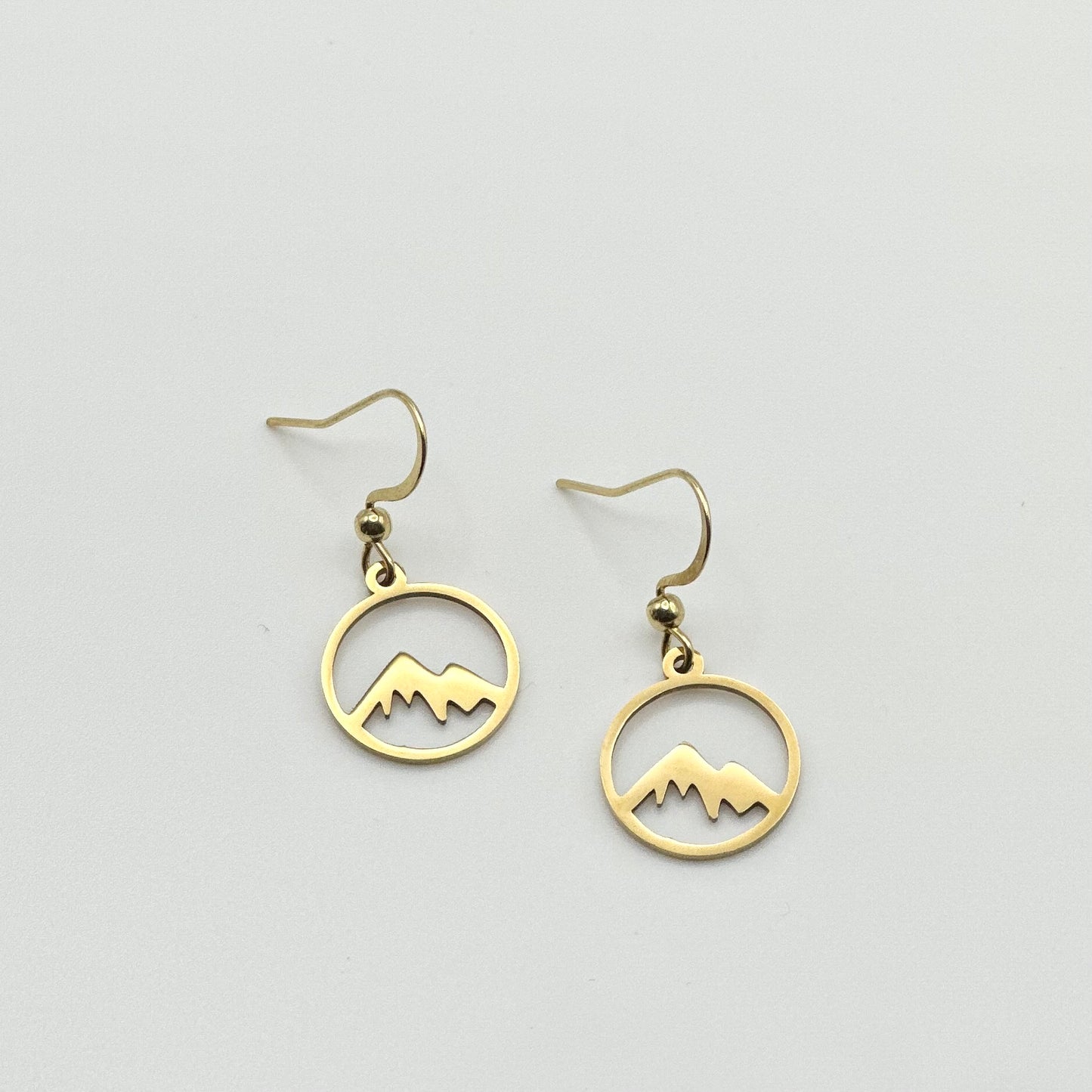 Mountain Earrings | Small Gold