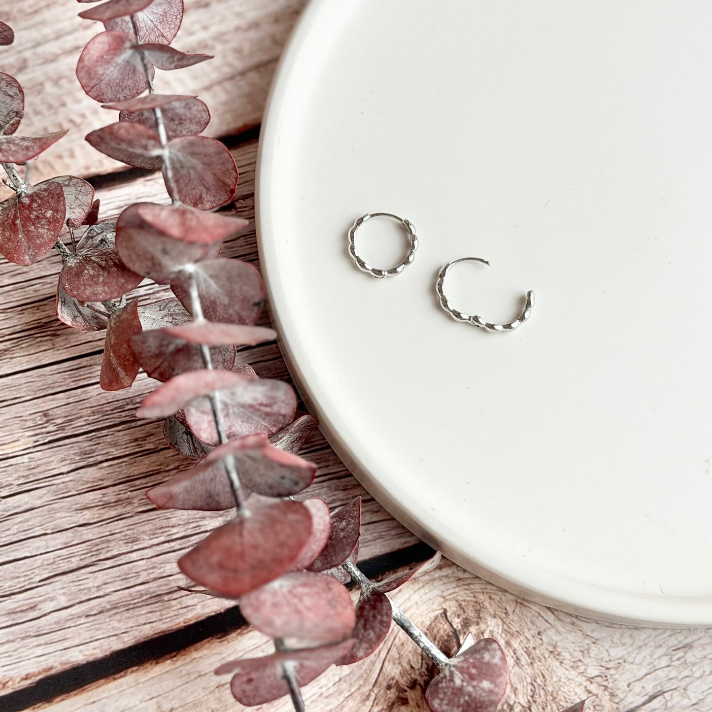 Bubble Huggies | Rhodium