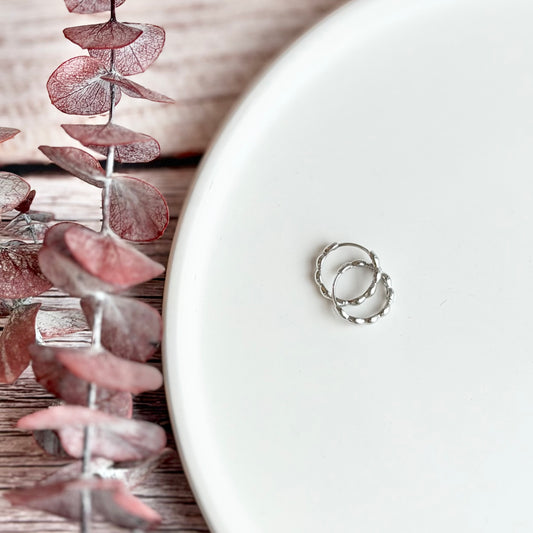 Bubble Huggies | Rhodium