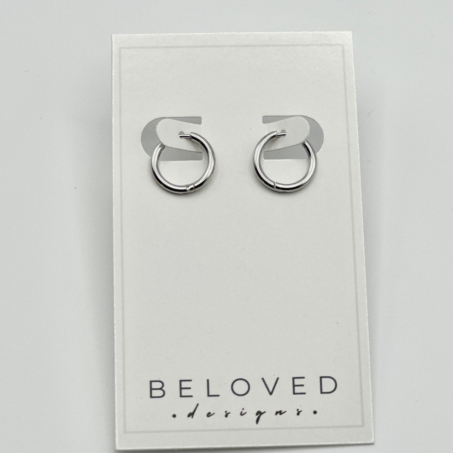 Classic Huggies | Rhodium