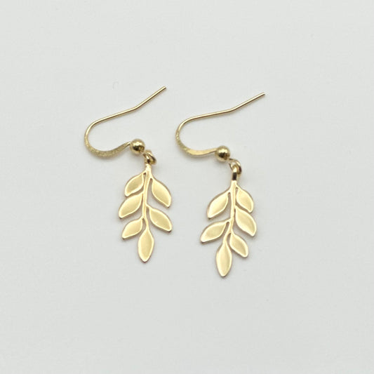 Vine Earrings | Gold