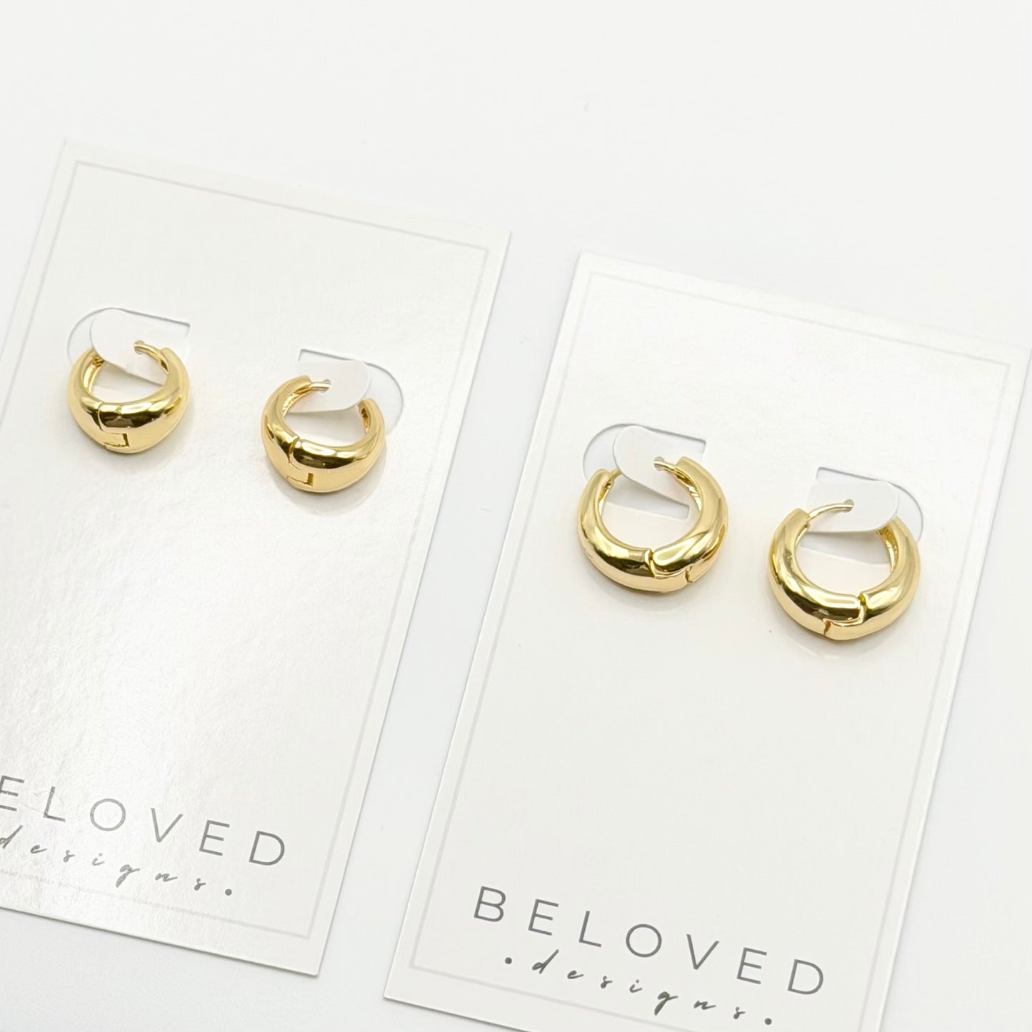 Chunky Huggies | Gold