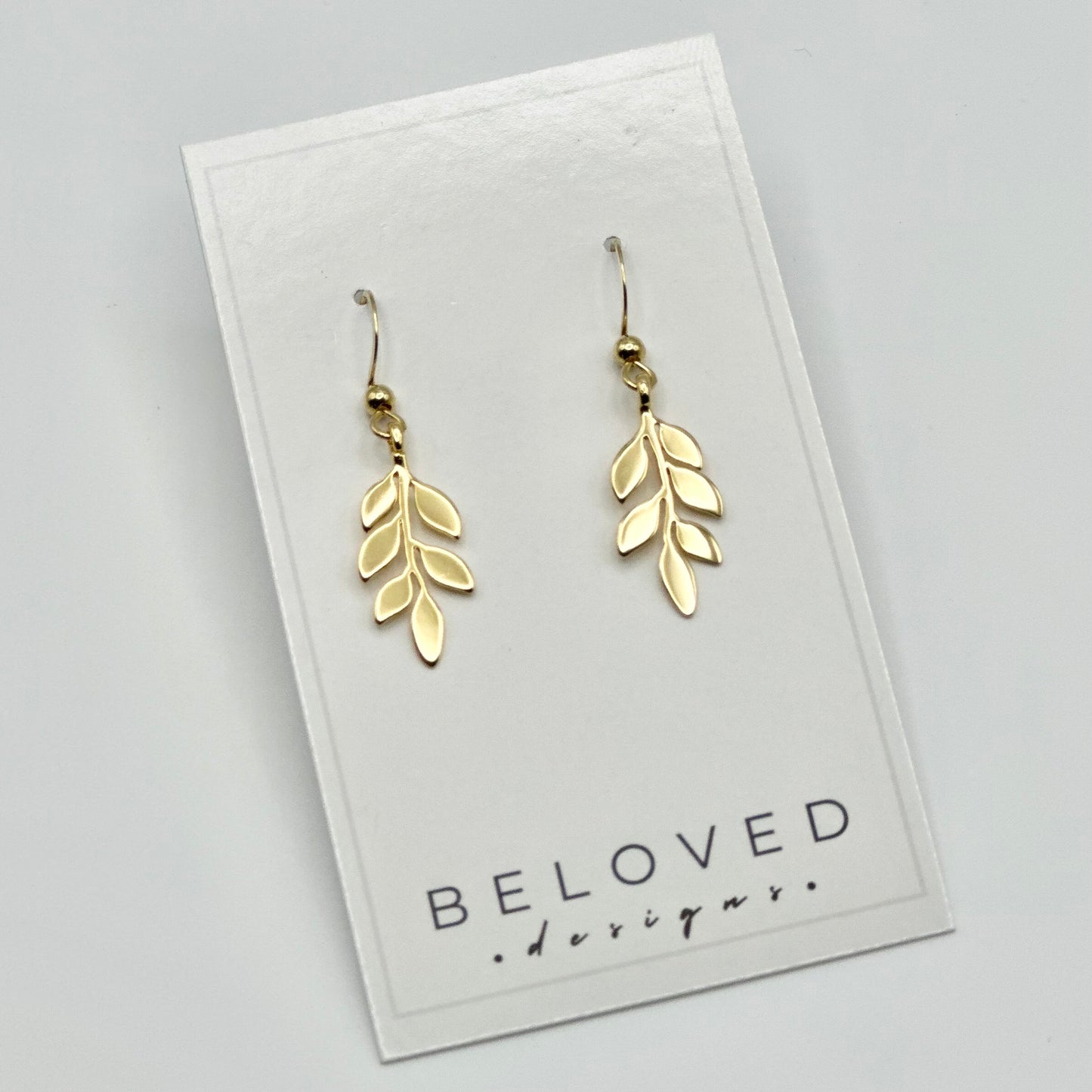 Vine Earrings | Gold