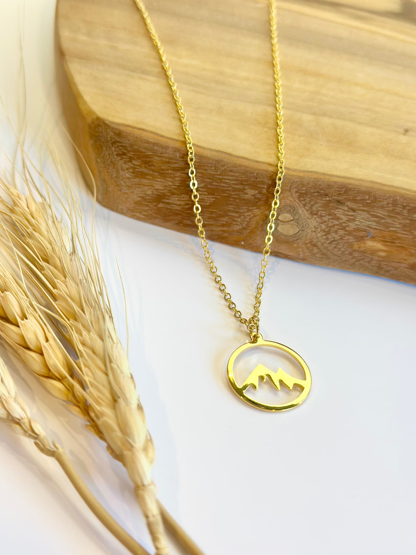 Mountain Earrings | Gold