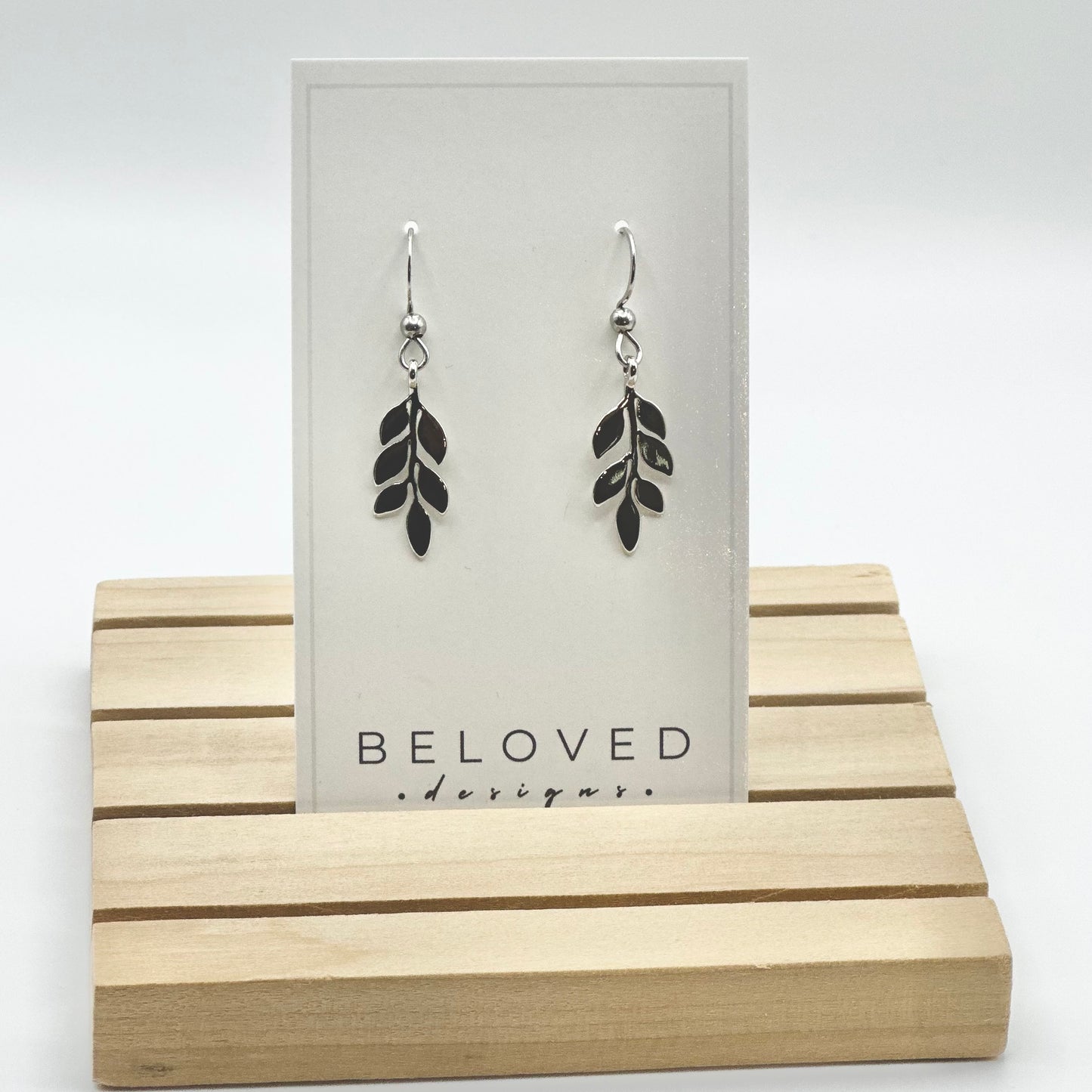 Vine Earrings | Rhodium